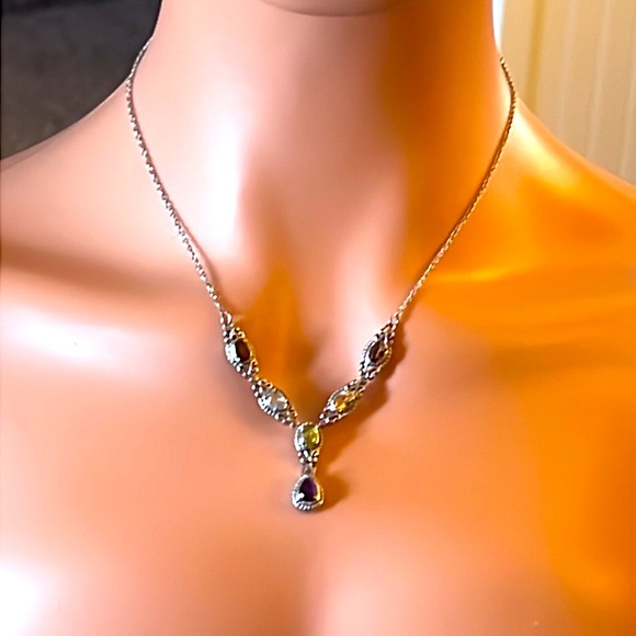 Multi Gemstone Necklace - Picture 4 of 4